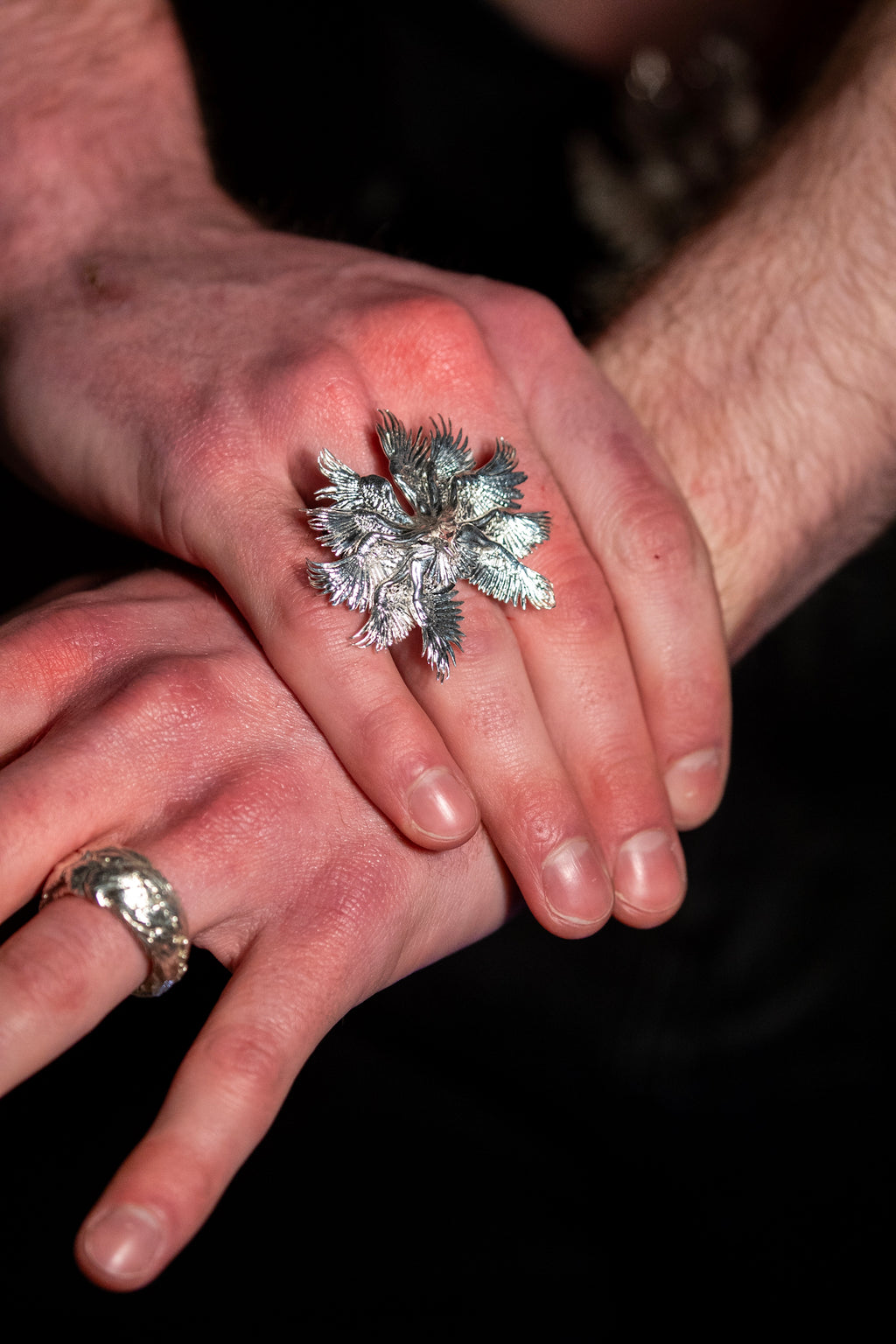Bird of Pray Ring in Sterling Silver