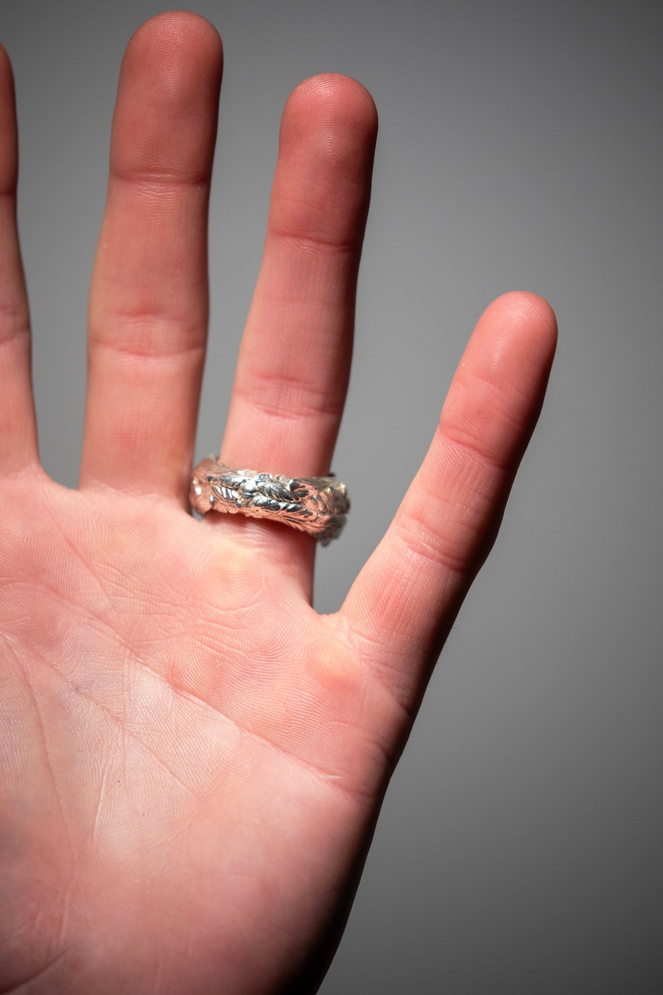 Halo of Haft Ring in Sterling Silver