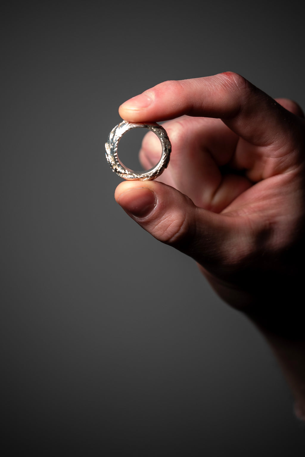 Bague Halo of Haft en argent sterling