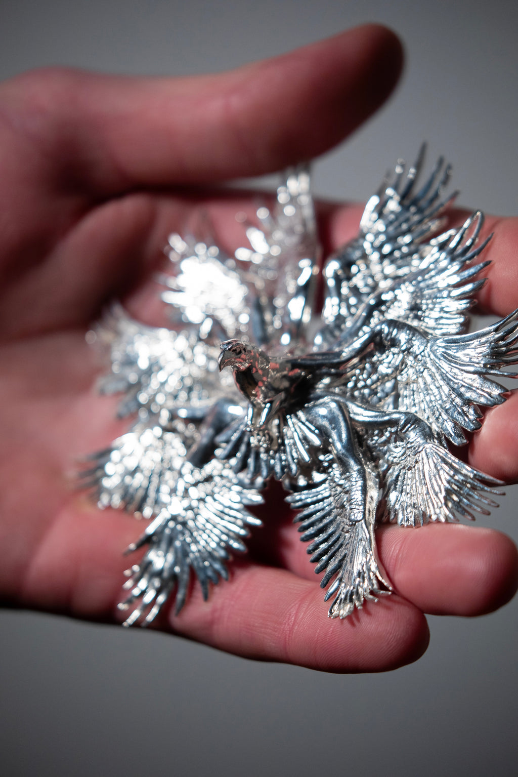 Bird of Pray Buckle in Sterling Silver