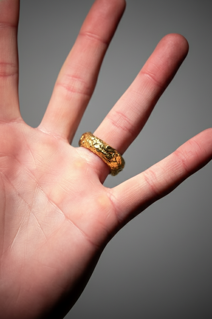 Bague Halo of Haft en or 18 carats ou en platine