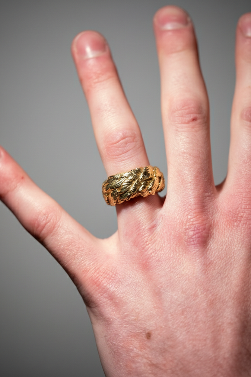 Bague Halo of Haft en or 18 carats ou en platine