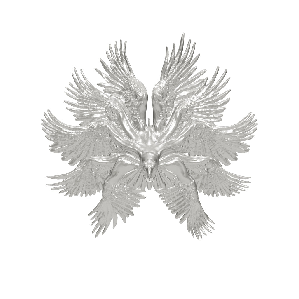 Anhänger „Gottesvogel“, Sterlingsilber