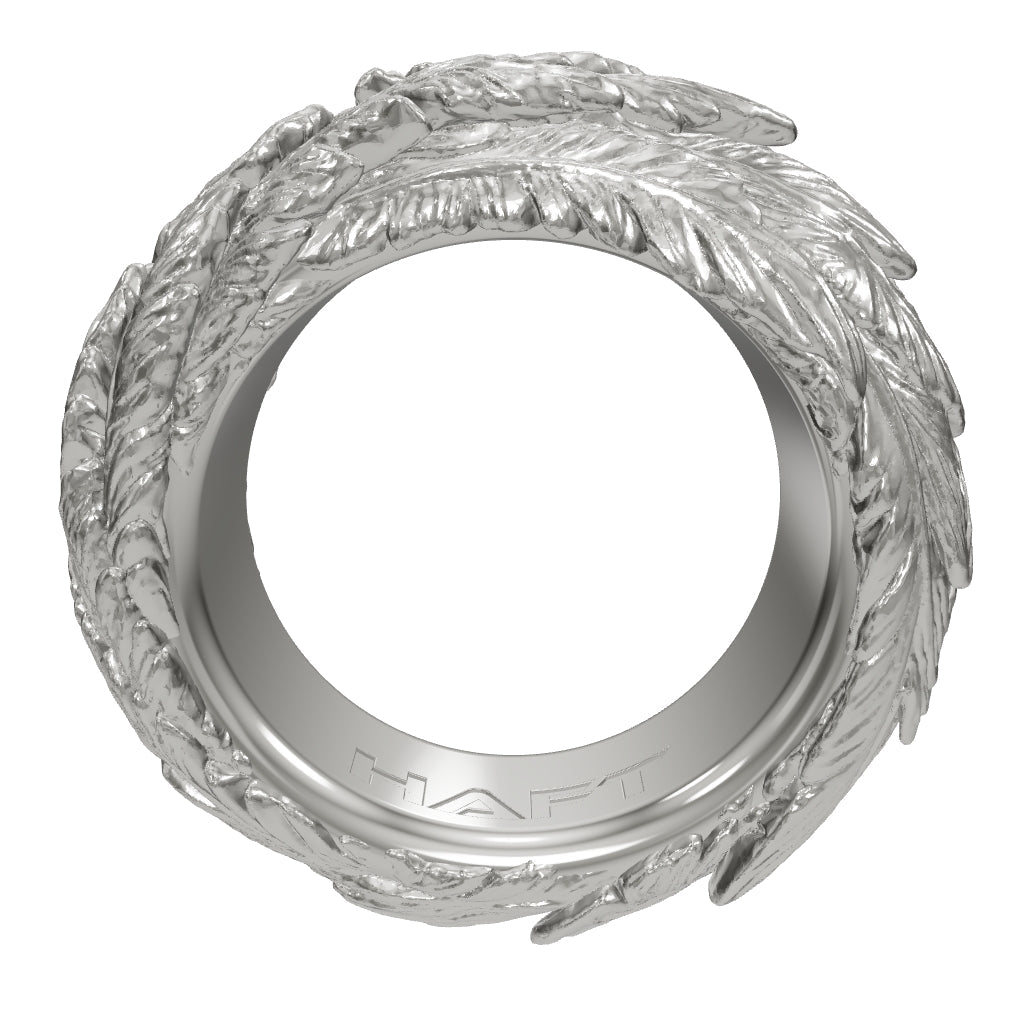 Halo of Haft Ring in Sterling Silver