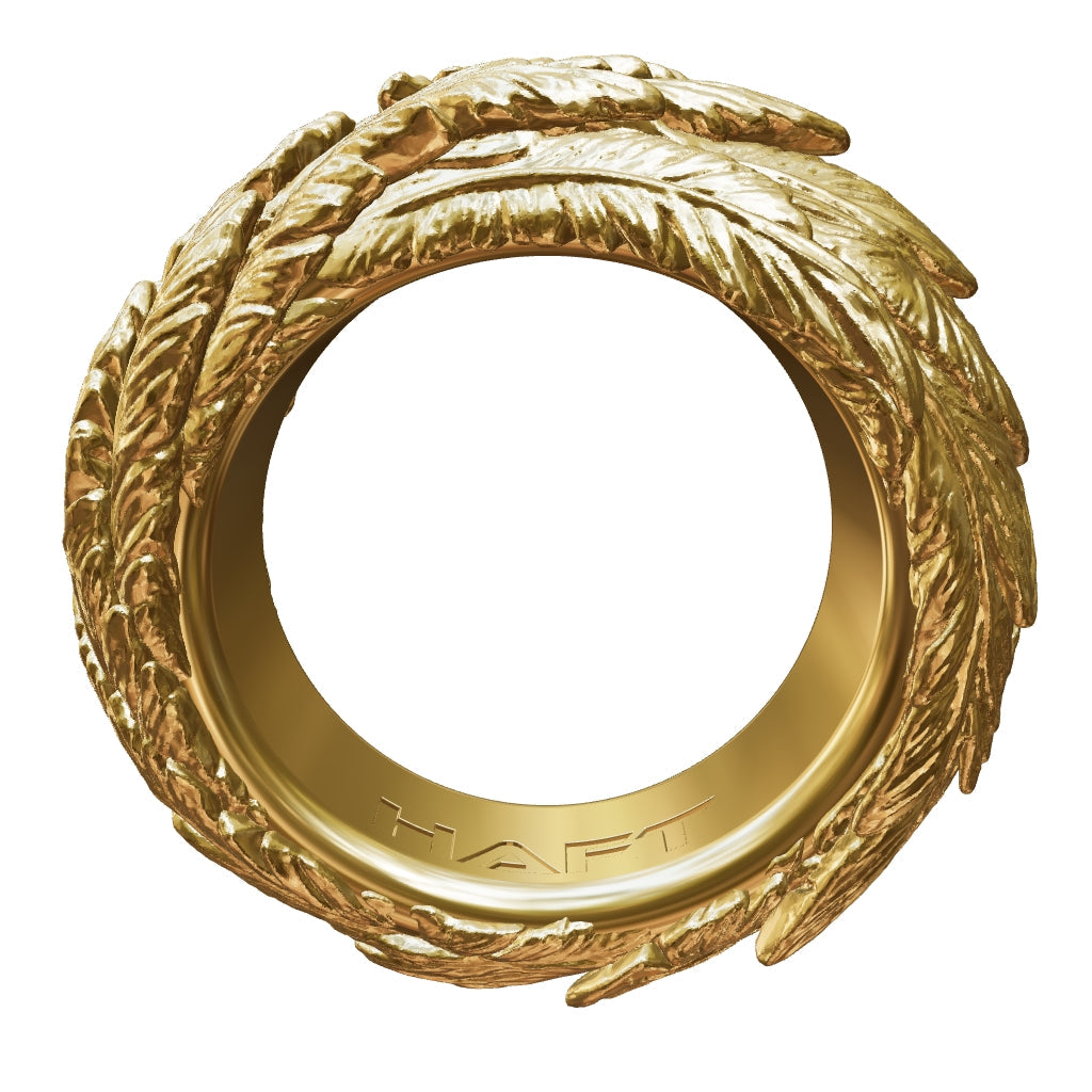 Halo of Haft Ring in 18k Gold